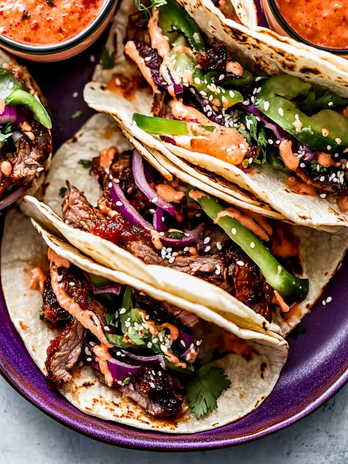 Irresistible Korean Beef Tacos (Bulgogi Tacos) You’ll Love 2 Korean Beef Tacos (Bulgogi Tacos)