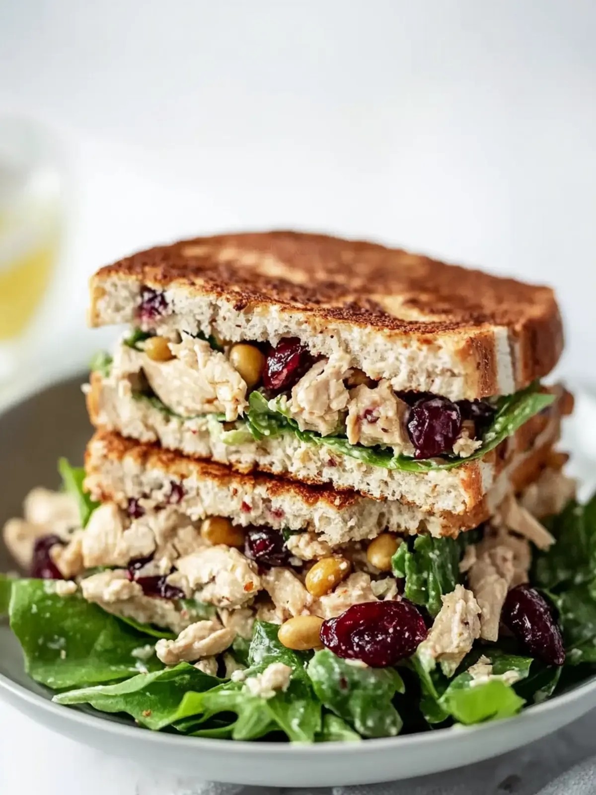 Cranberry Walnut Chicken Salad