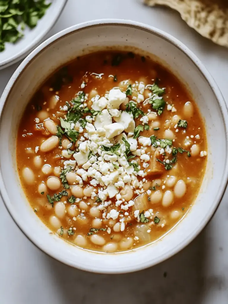 Greek White Bean Soup (Fasolada)