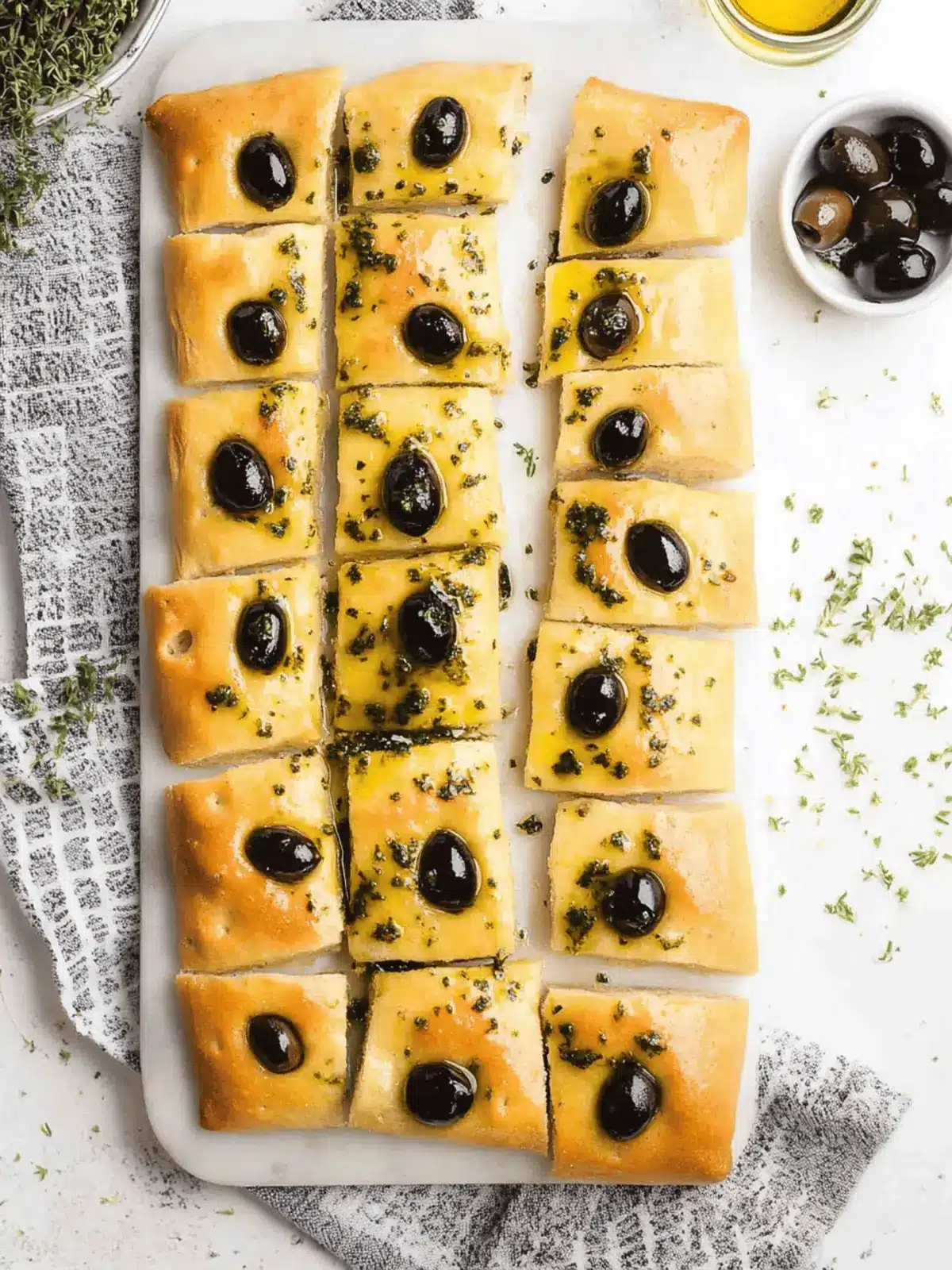 Irresistible Focaccia with Herbs and Olives - A Delicious DIY Delight 4 Focaccia with Herbs and Olives