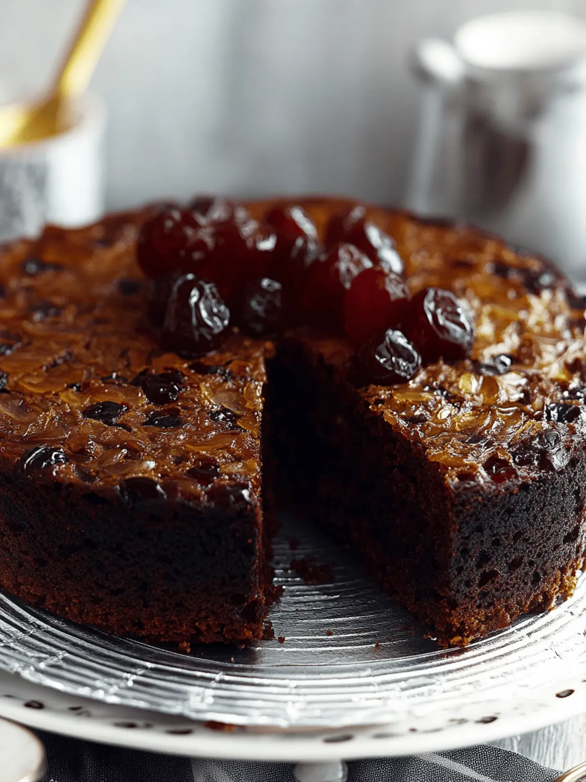Savor the Tradition: Black Cake (Caribbean Rum-Soaked Fruit Cake) 4 Black Cake (Caribbean Rum-Soaked Fruit Cake)