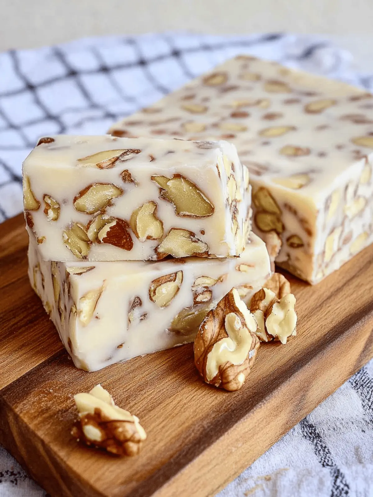 Torrone Recipe (Soft Italian Nougat and Nut Candy)