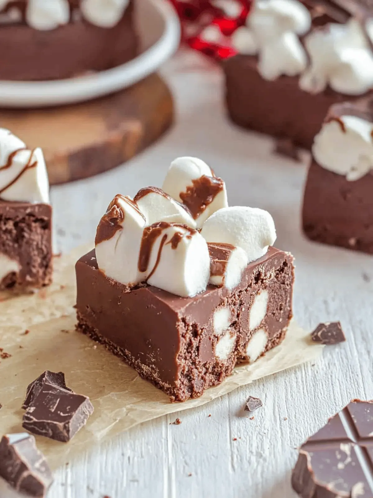 Decadent Hot Chocolate Fudge Loaded with Marshmallows 2 Hot Chocolate Fudge