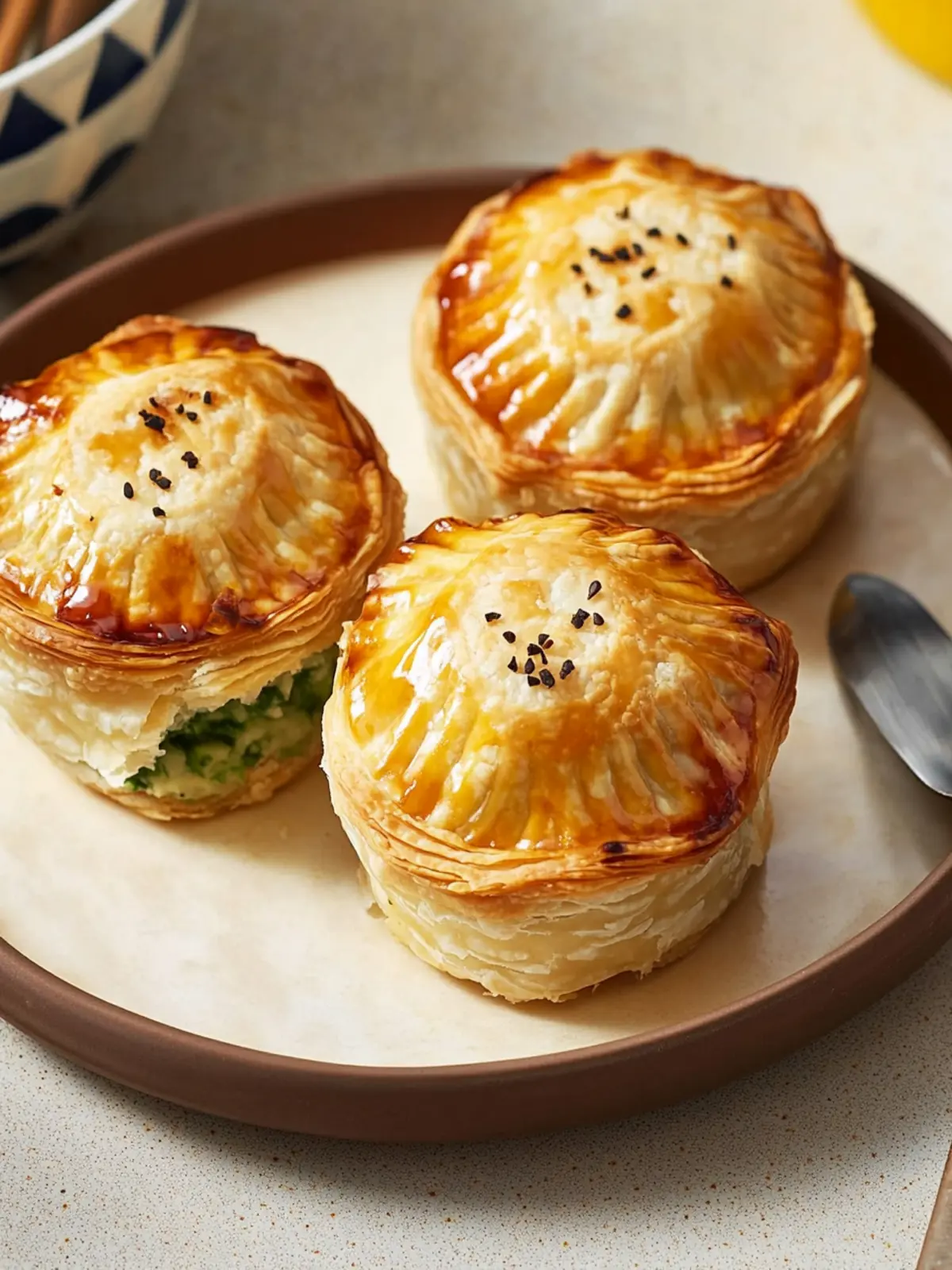 Thai Green Chicken Curry Pies