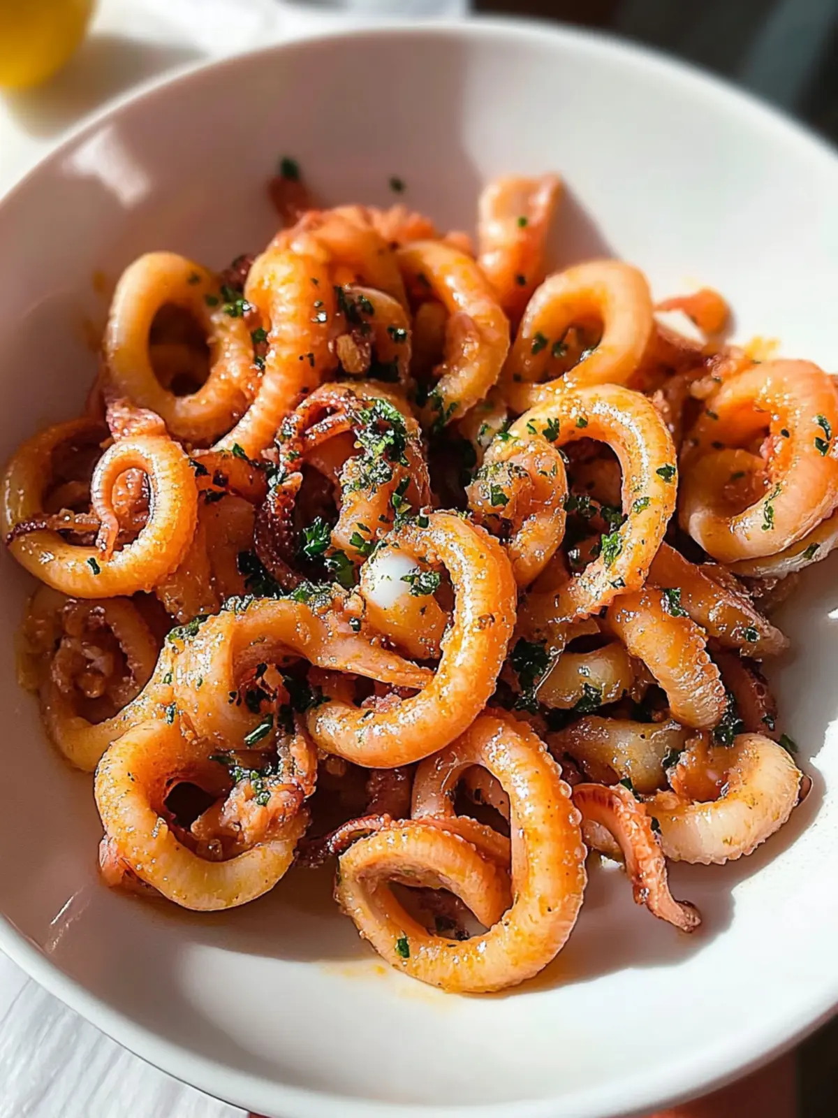 garlic butter squid