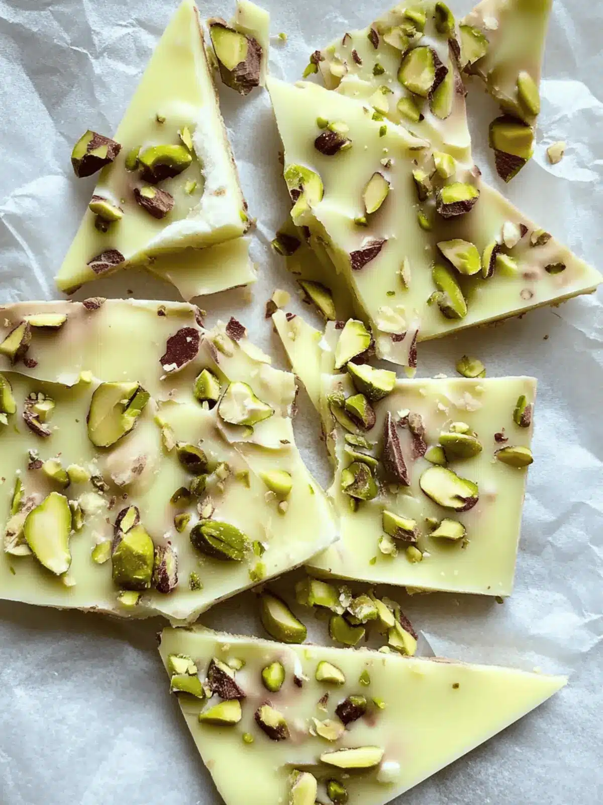 White Chocolate-Pistachio Bark