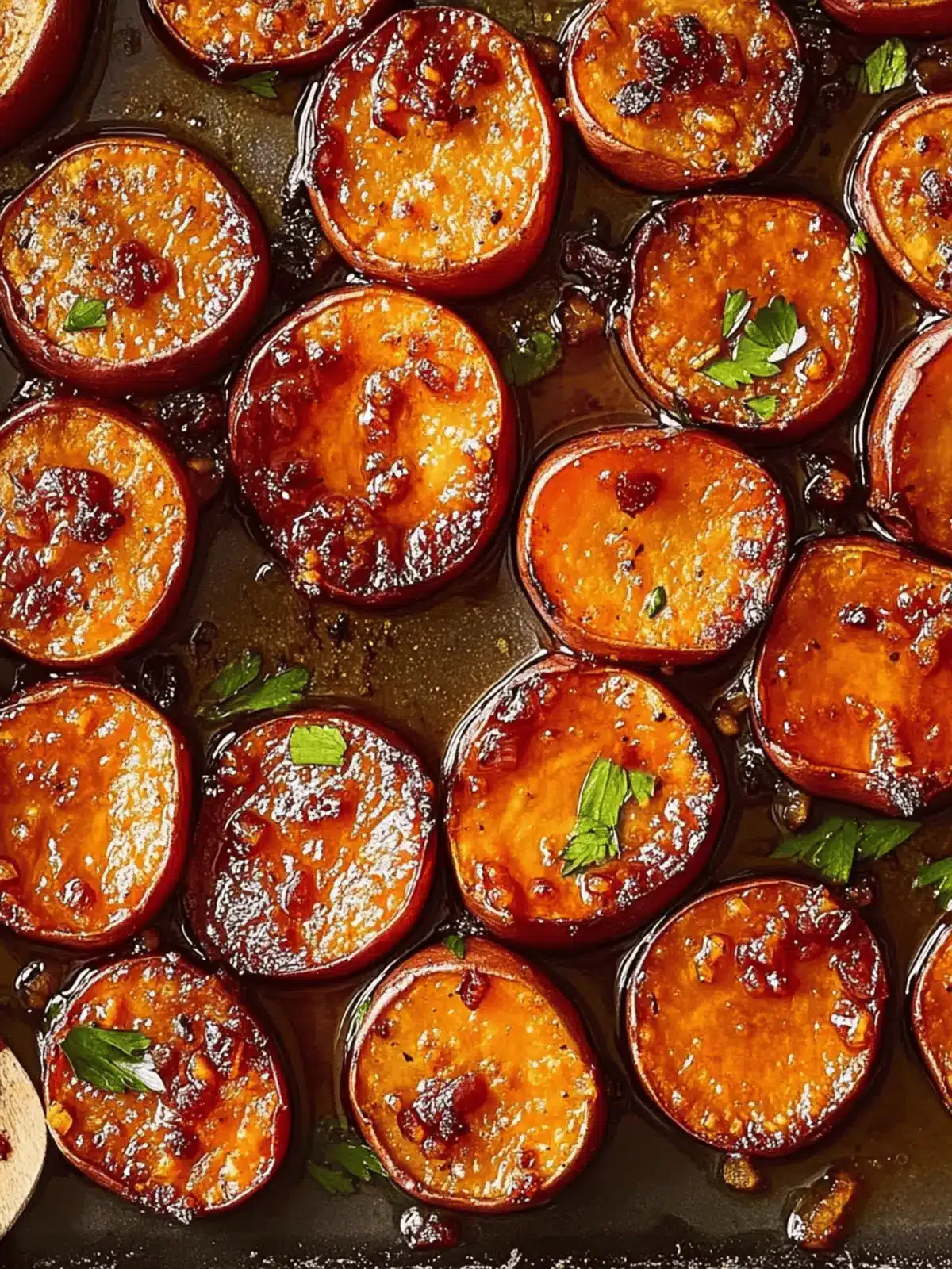Hot Honey Melting Sweet Potatoes