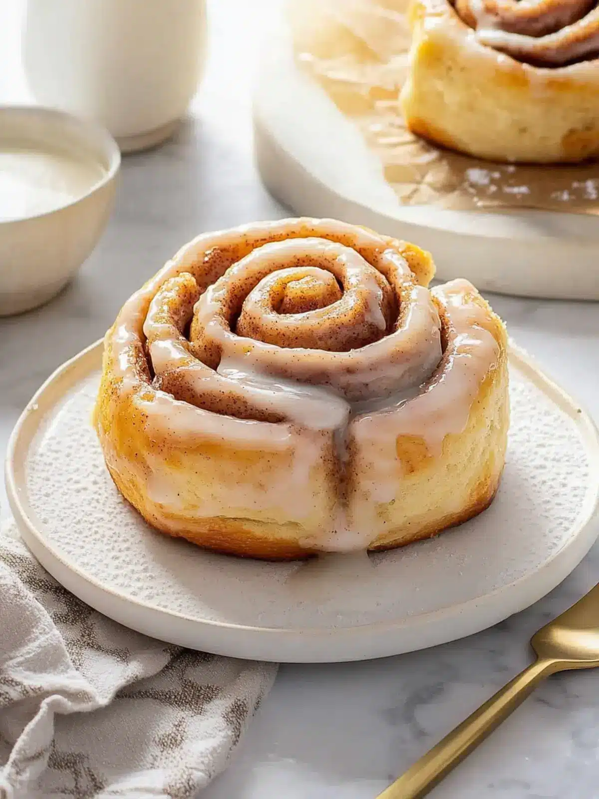 Delicious Milk Bread Cinnamon Rolls with Chai Glaze Magic 3 Milk Bread Cinnamon Rolls