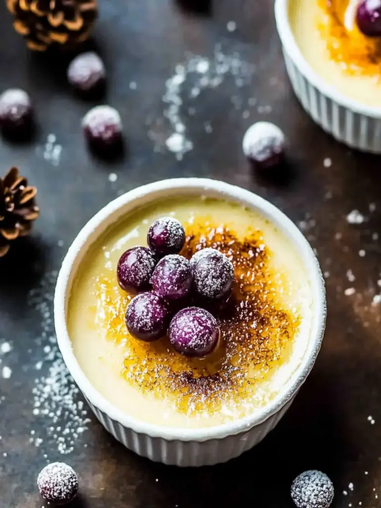 Eggnog Crème Brûlée