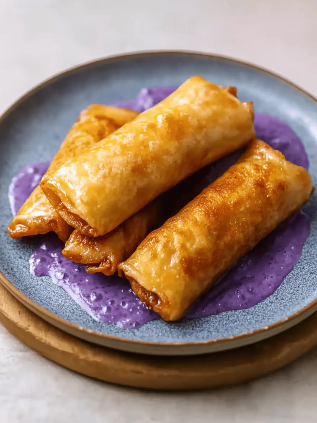 Turon (Filipino Fried Banana Rolls)