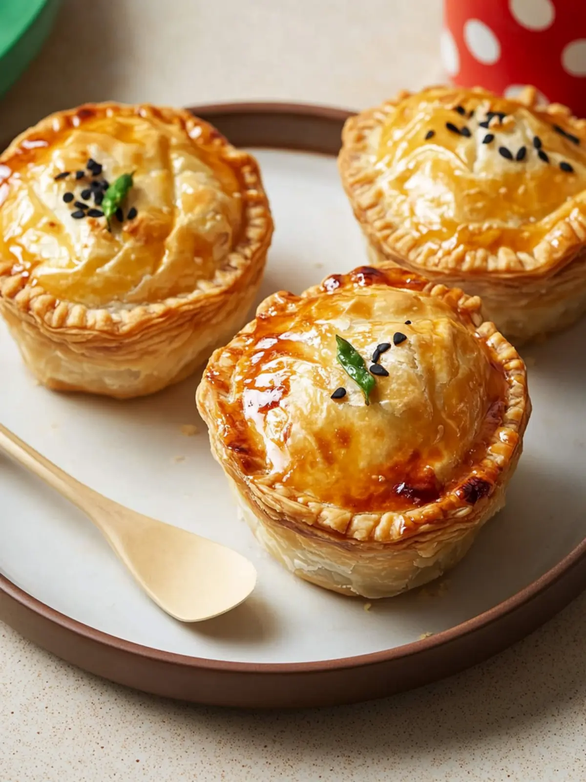 Thai Green Chicken Curry Pies