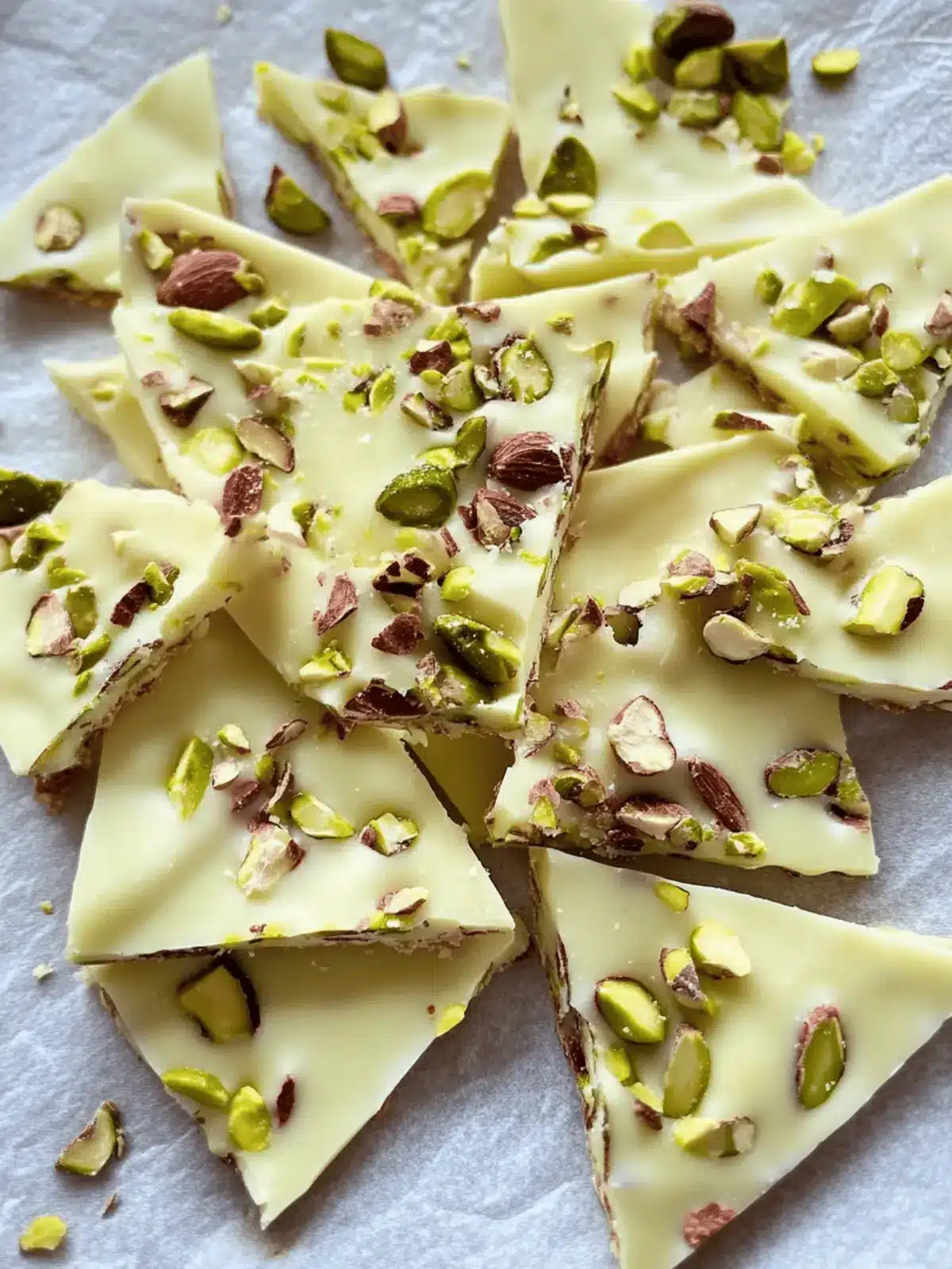 White Chocolate-Pistachio Bark
