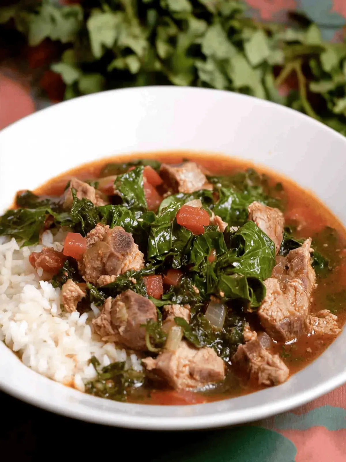 Malagasy Romazava (Meat Stew with Greens)