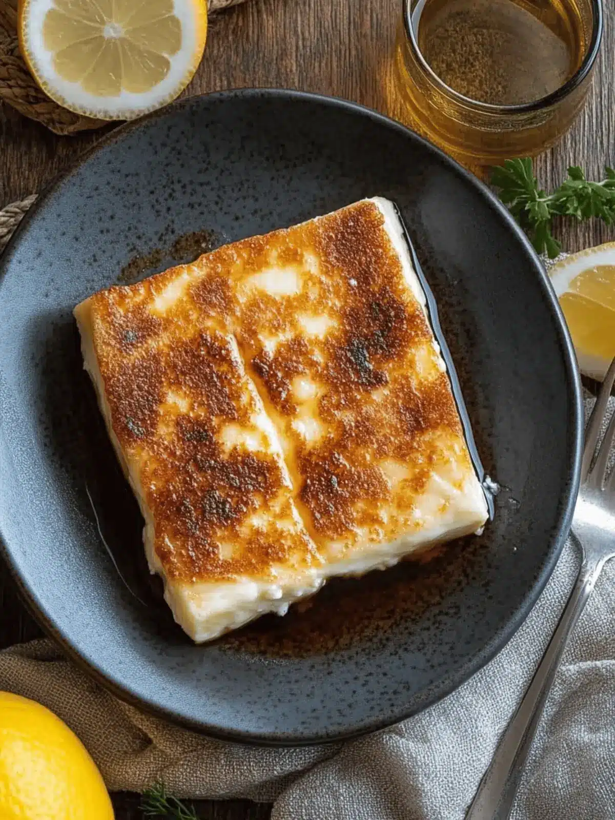 Greek Cheese Saganaki