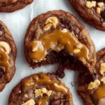Chocolate Turtle Cookies