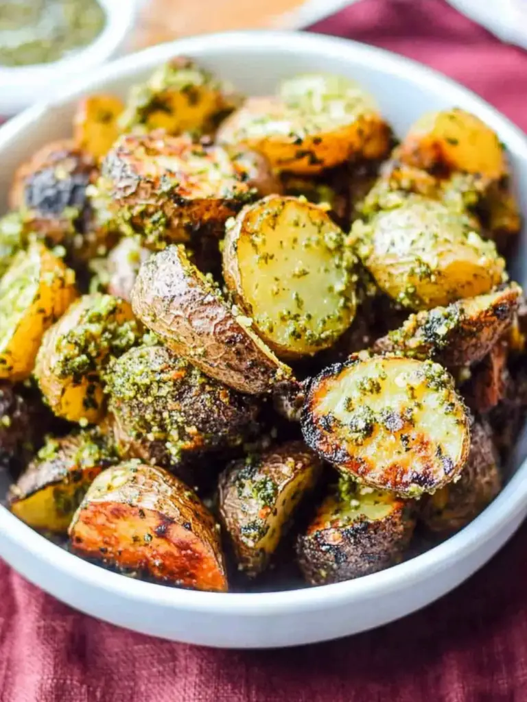 Pesto Parmesan Roasted Potatoes
