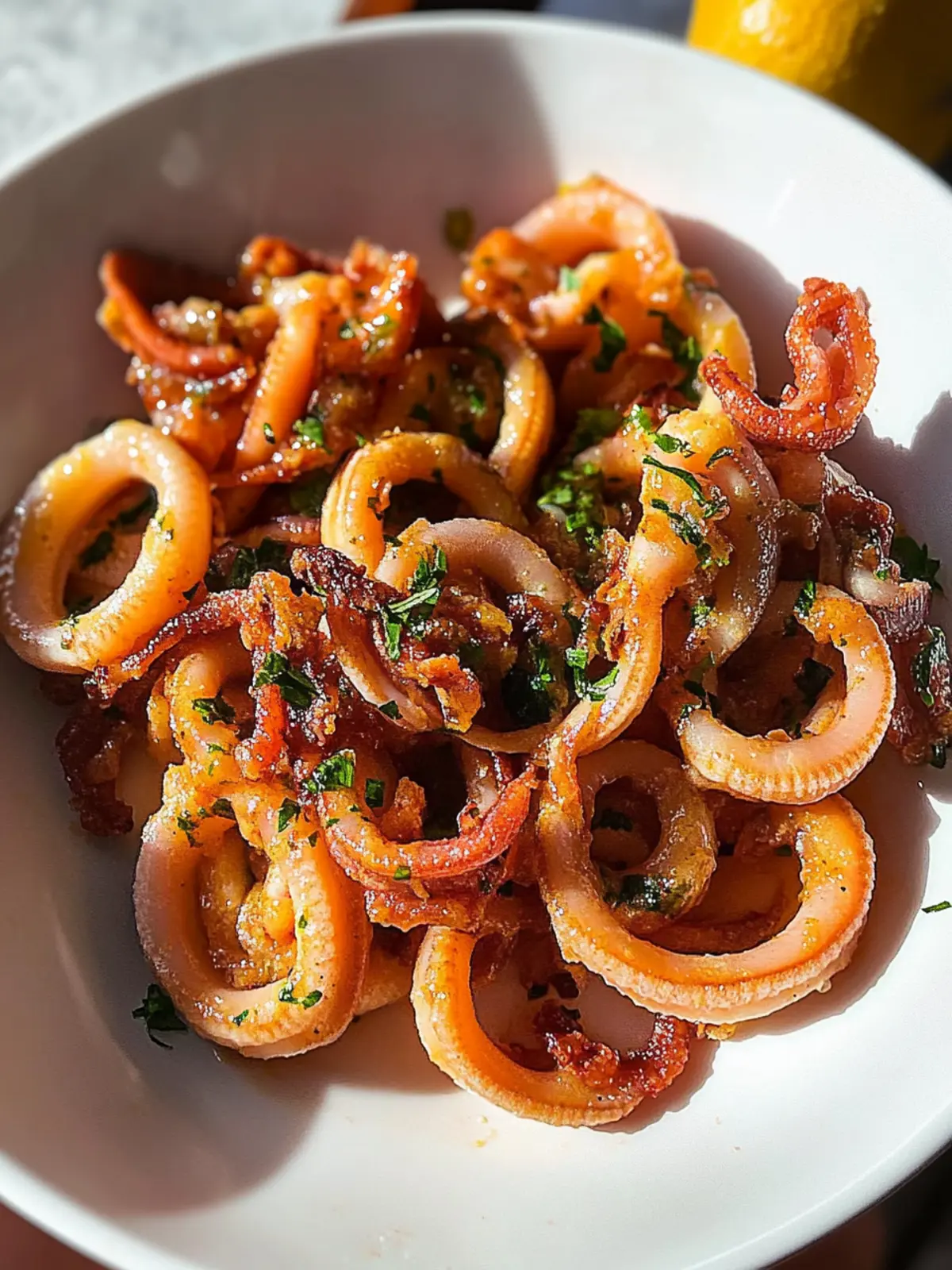 garlic butter squid