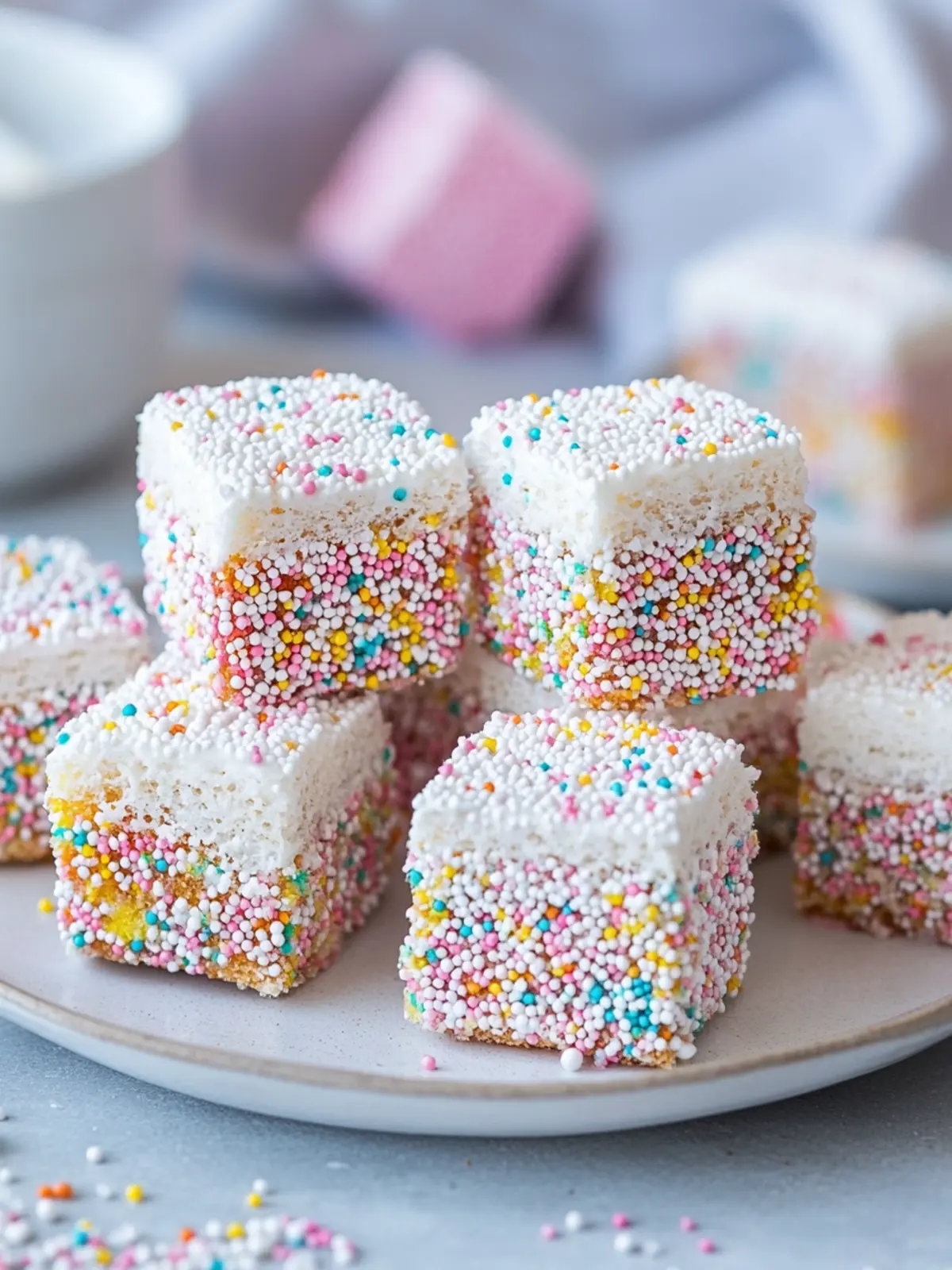 Delicious Fairy Bread Lamingtons: A Sweet Twist on Tradition 4 Fairy Bread Lamingtons