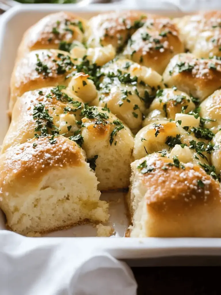 Pampushky (Ukrainian Garlic Bread)
