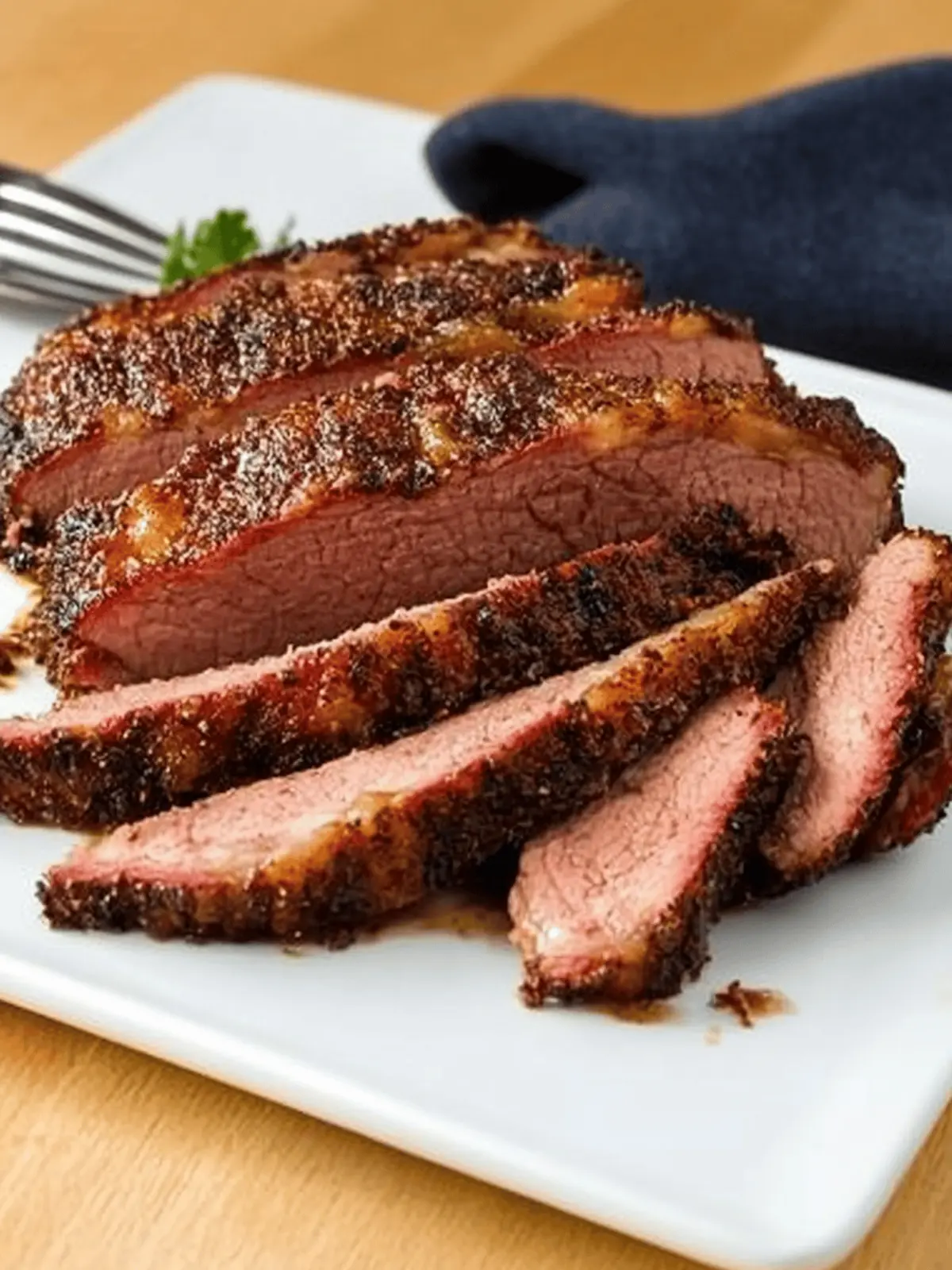 Baked Dijon-Brown Sugar Corned Beef