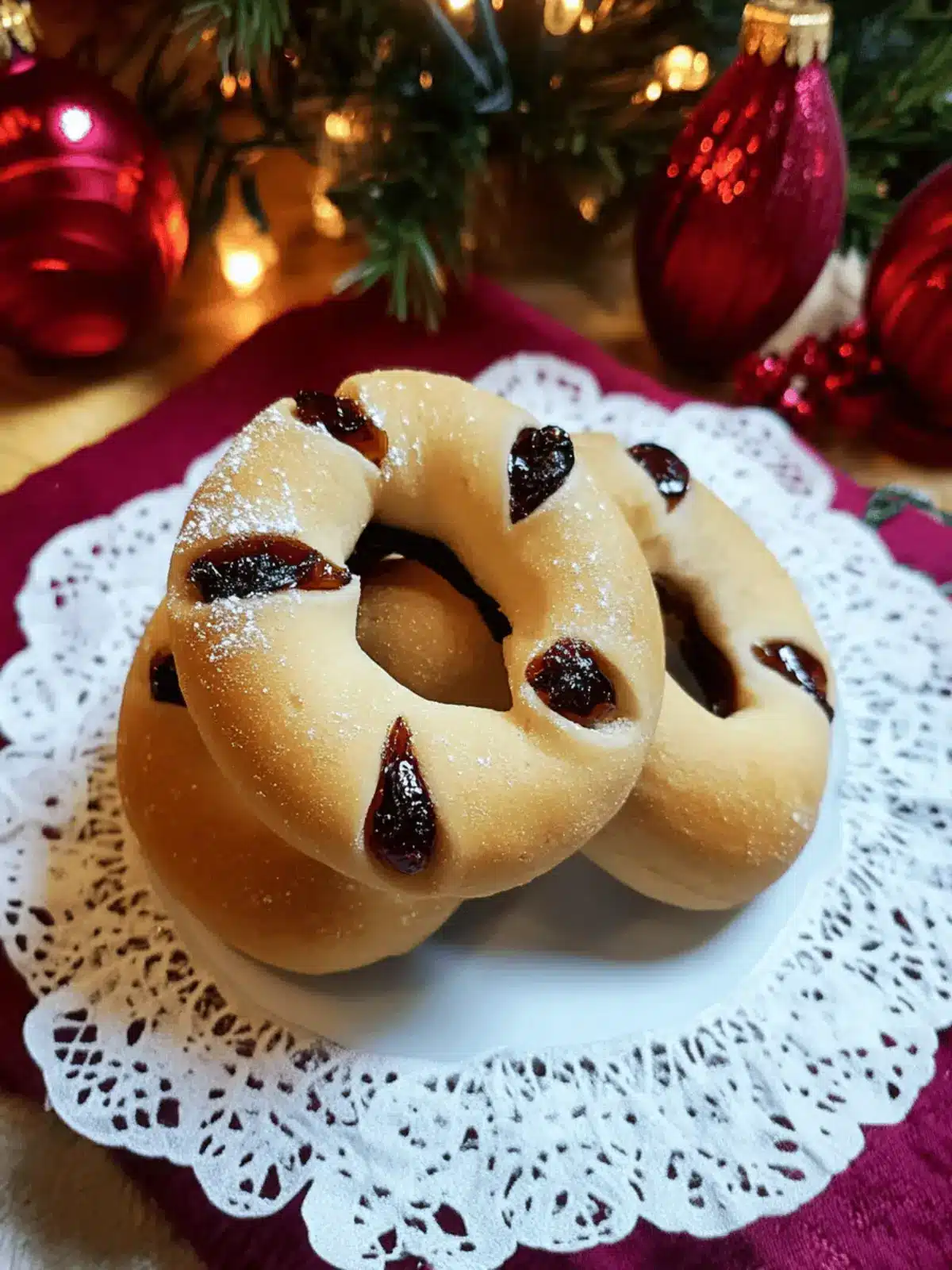 Maltese Christmas Honey Rings