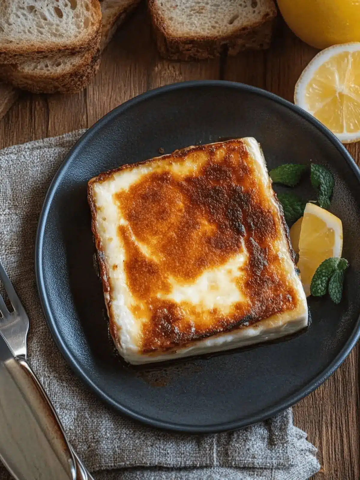 Greek Cheese Saganaki