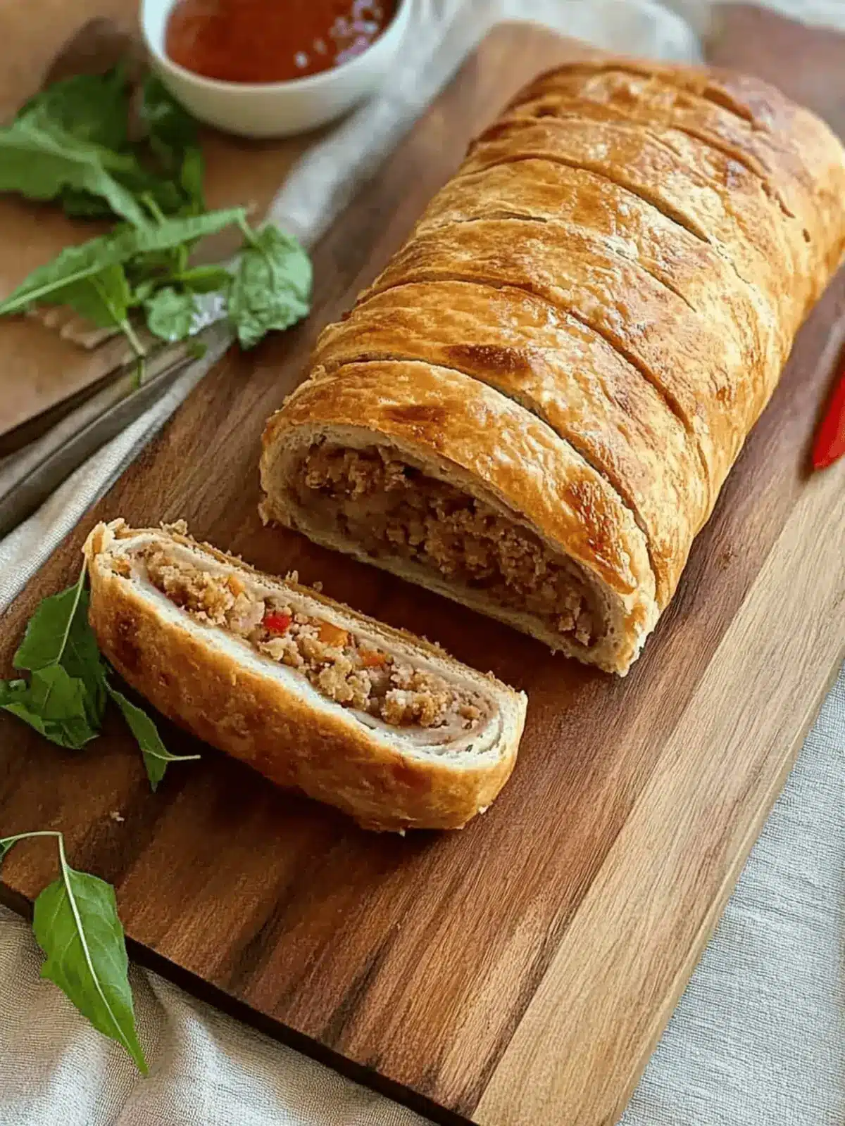 Ultimate Giant Pork Sausage Roll That Satisfies Every Craving 2 Giant pork sausage roll