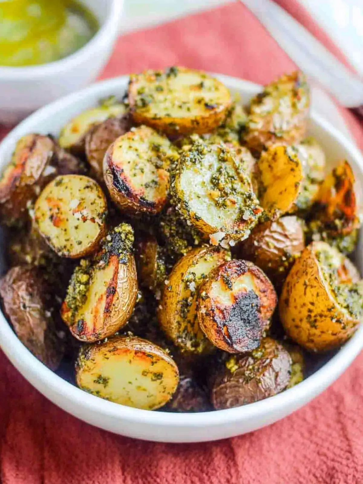 Pesto Parmesan Roasted Potatoes