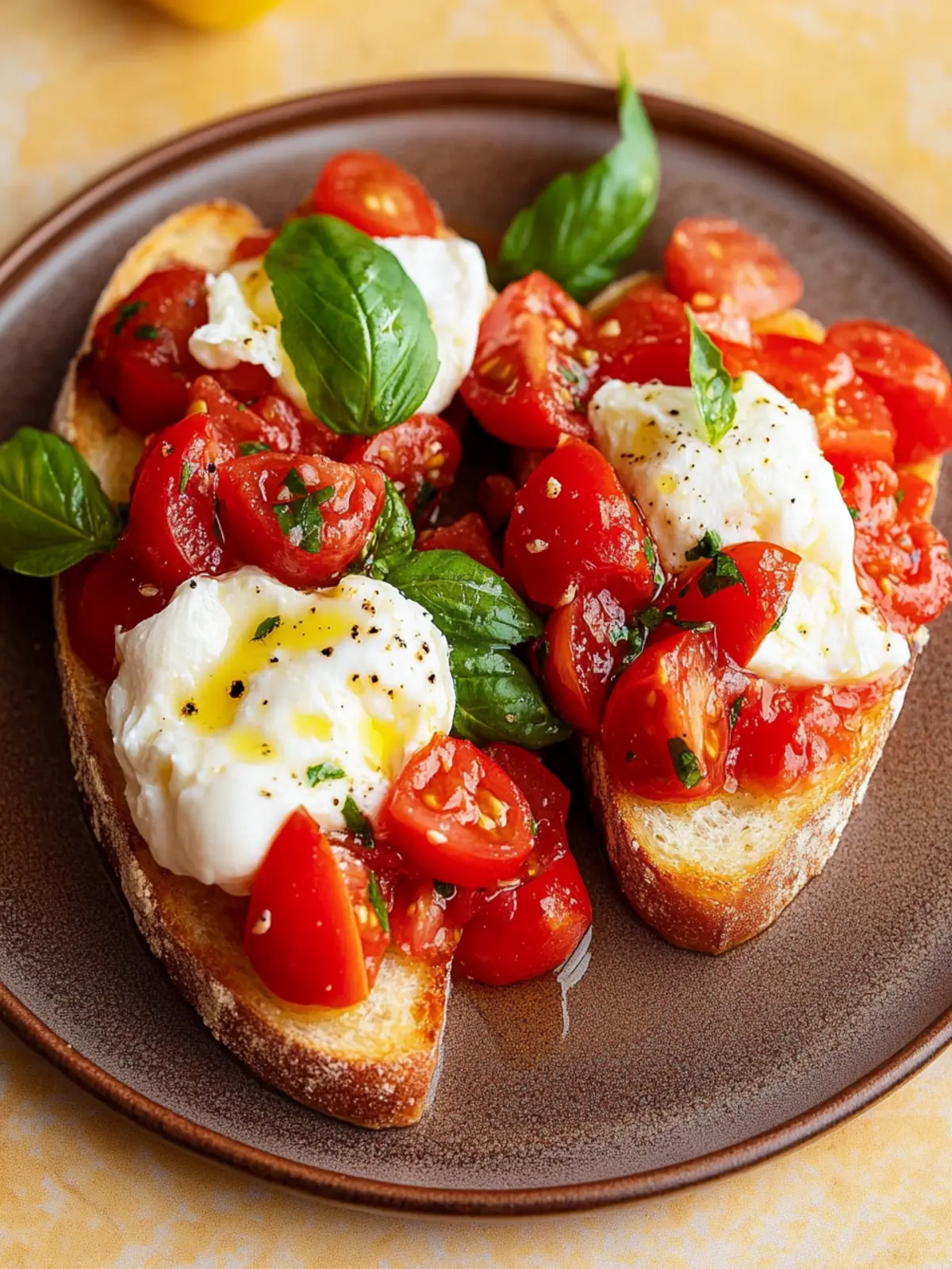 Burrata Bruschetta