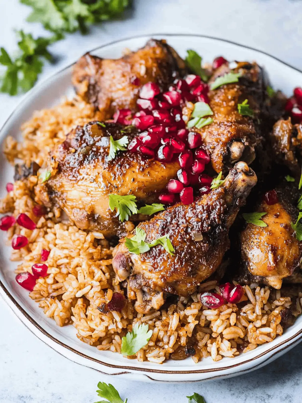Pomegranate Chicken and Rice: A Flavorful Dinner Delight 4 Pomegranate Chicken and Rice