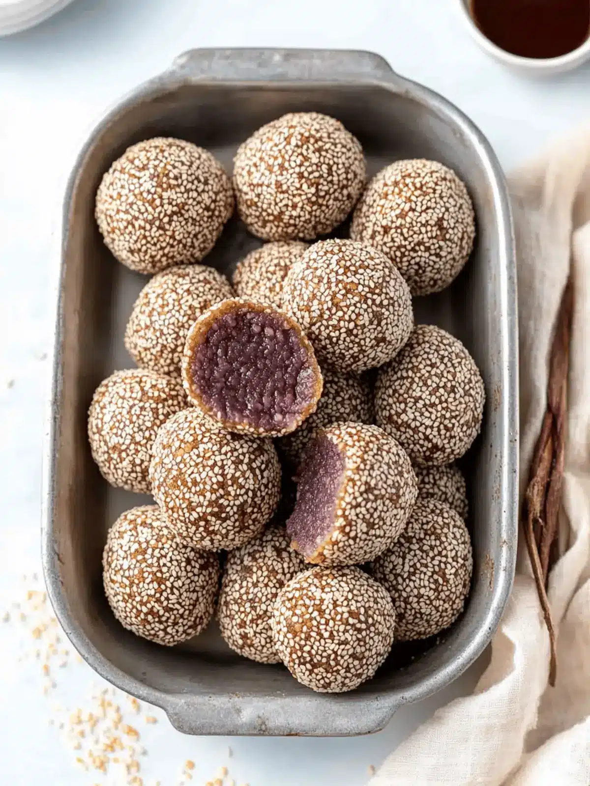 Red Bean Sesame Balls