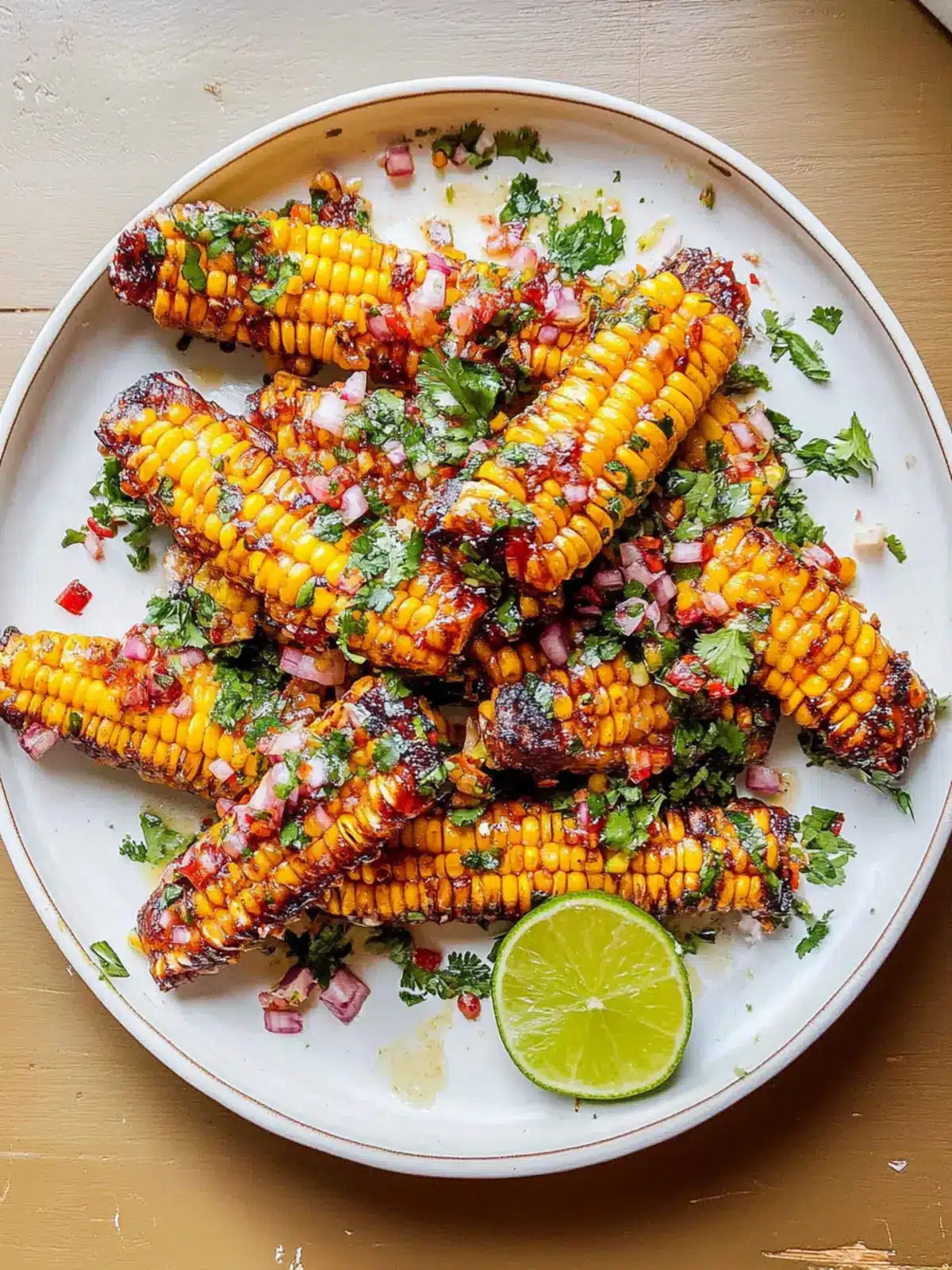 Sweetcorn Ribs with Lime & Chilli Dressing for Epic Flavor 5 Sweetcorn Ribs with Lime & Chilli Dressing