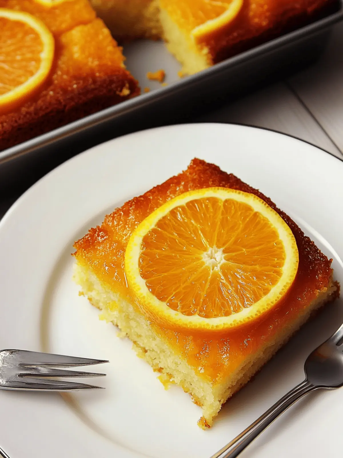 Mouthwatering Greek Orange Cake - Portokalopita Delight! 4 GREEK ORANGE CAKE - PORTOKALOPITA