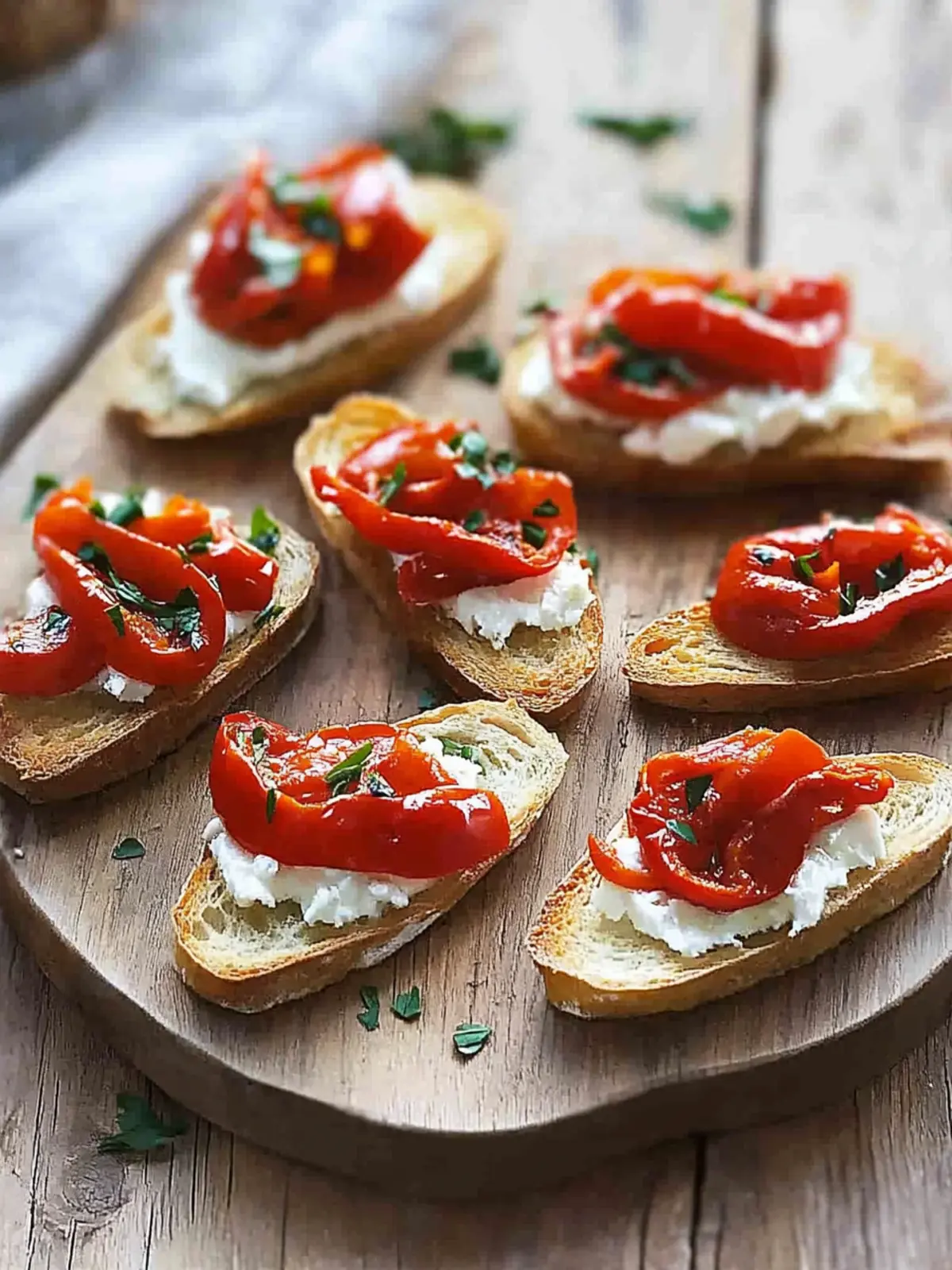 Savor Roasted Red Peppers Goat Cheese Crostini for Easy Appetizers 4 Roasted Red Peppers Goat Cheese Crostini