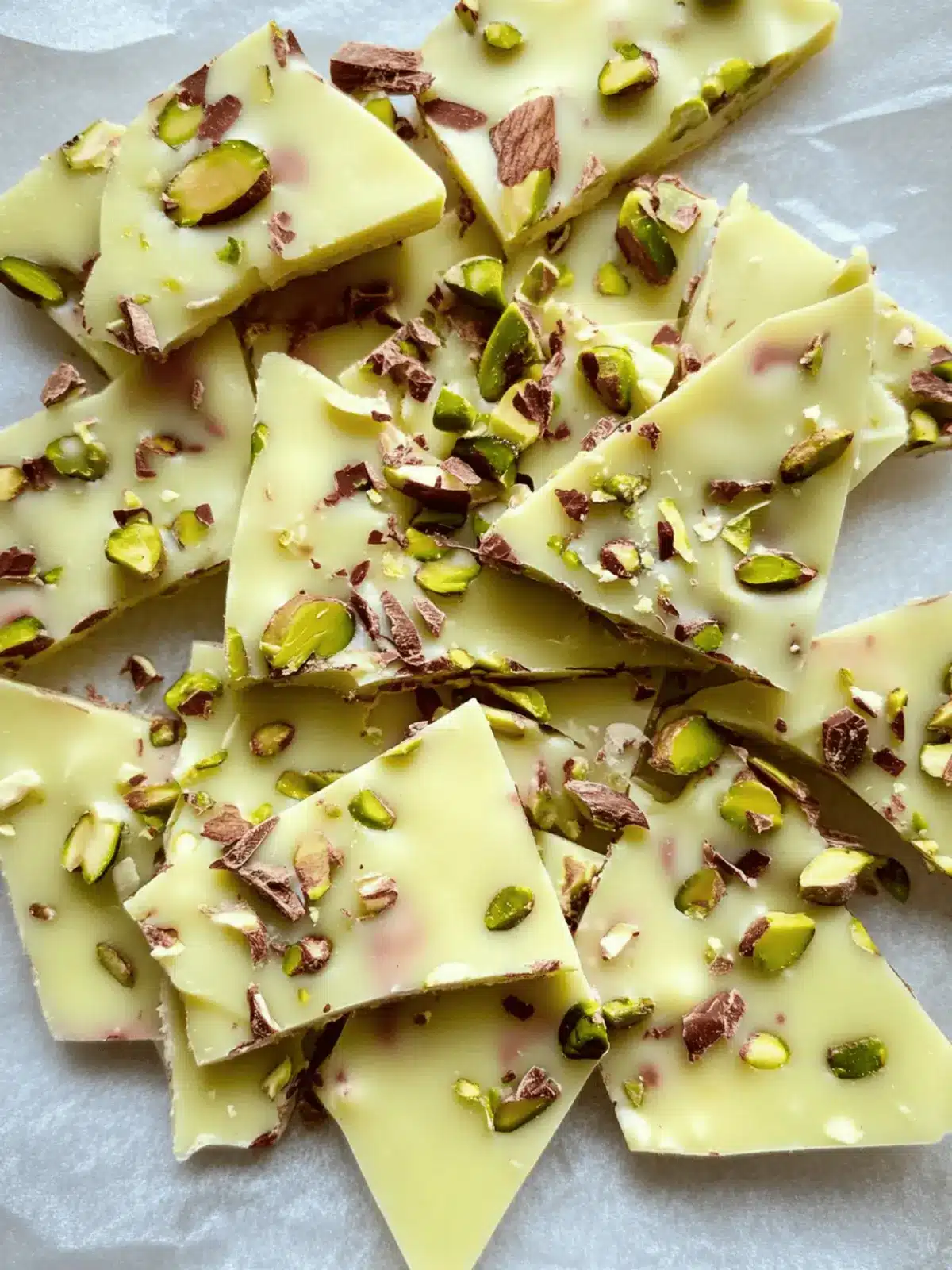 White Chocolate-Pistachio Bark