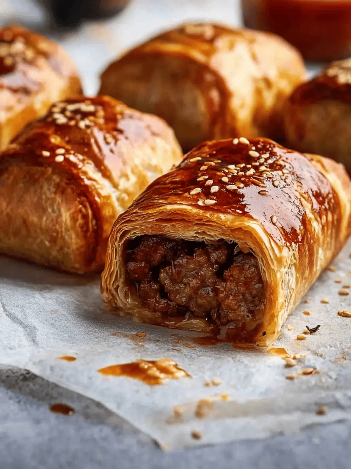 Savory Beef Sausage Rolls Packed with Cheesy Goodness 4 Beef Sausage Rolls