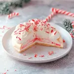 Peppermint Pavlova with White Chocolate Whipped Cream