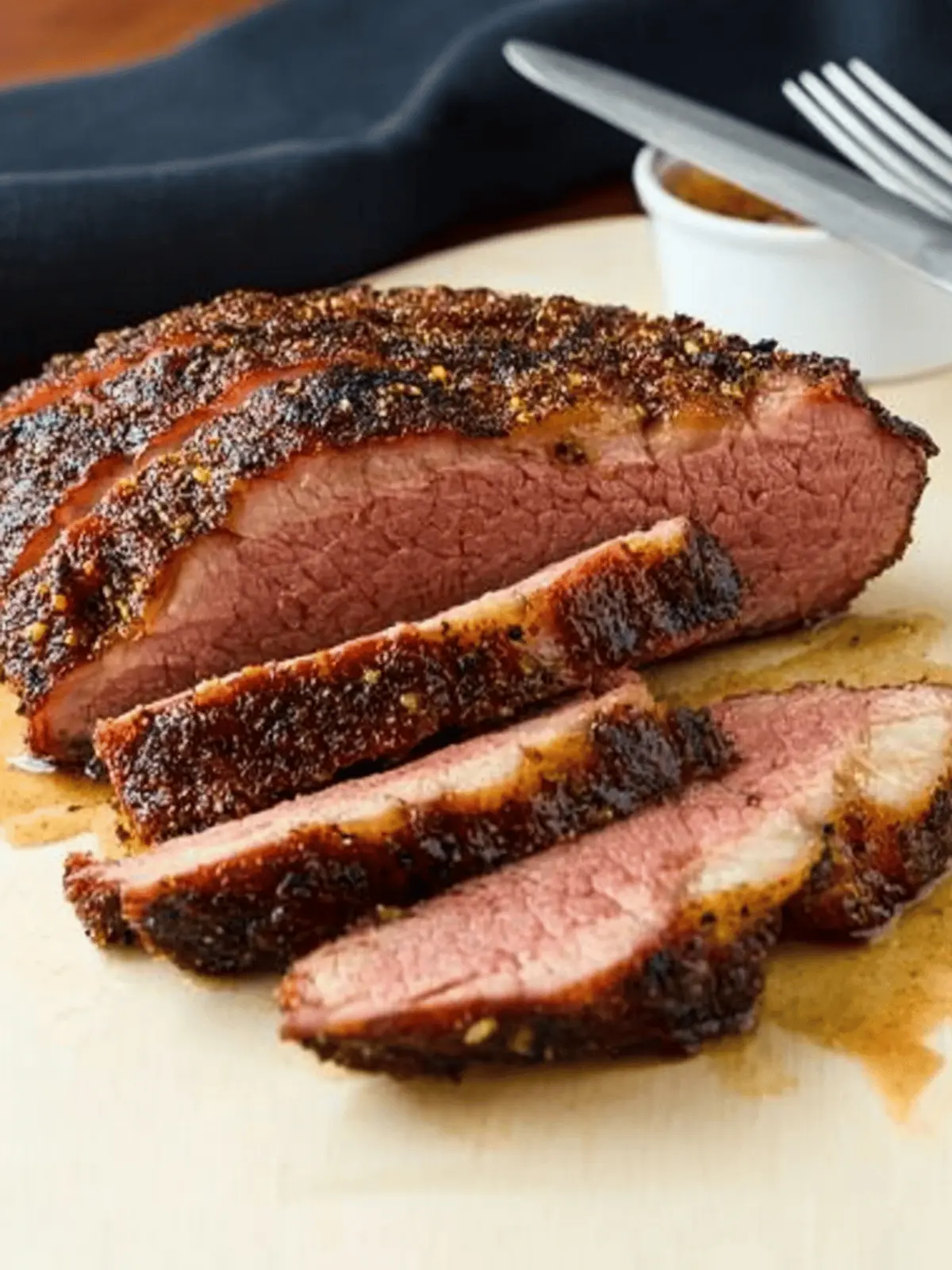 Baked Dijon-Brown Sugar Corned Beef