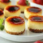 Mini Vanilla Crème Brûlée Cheesecakes