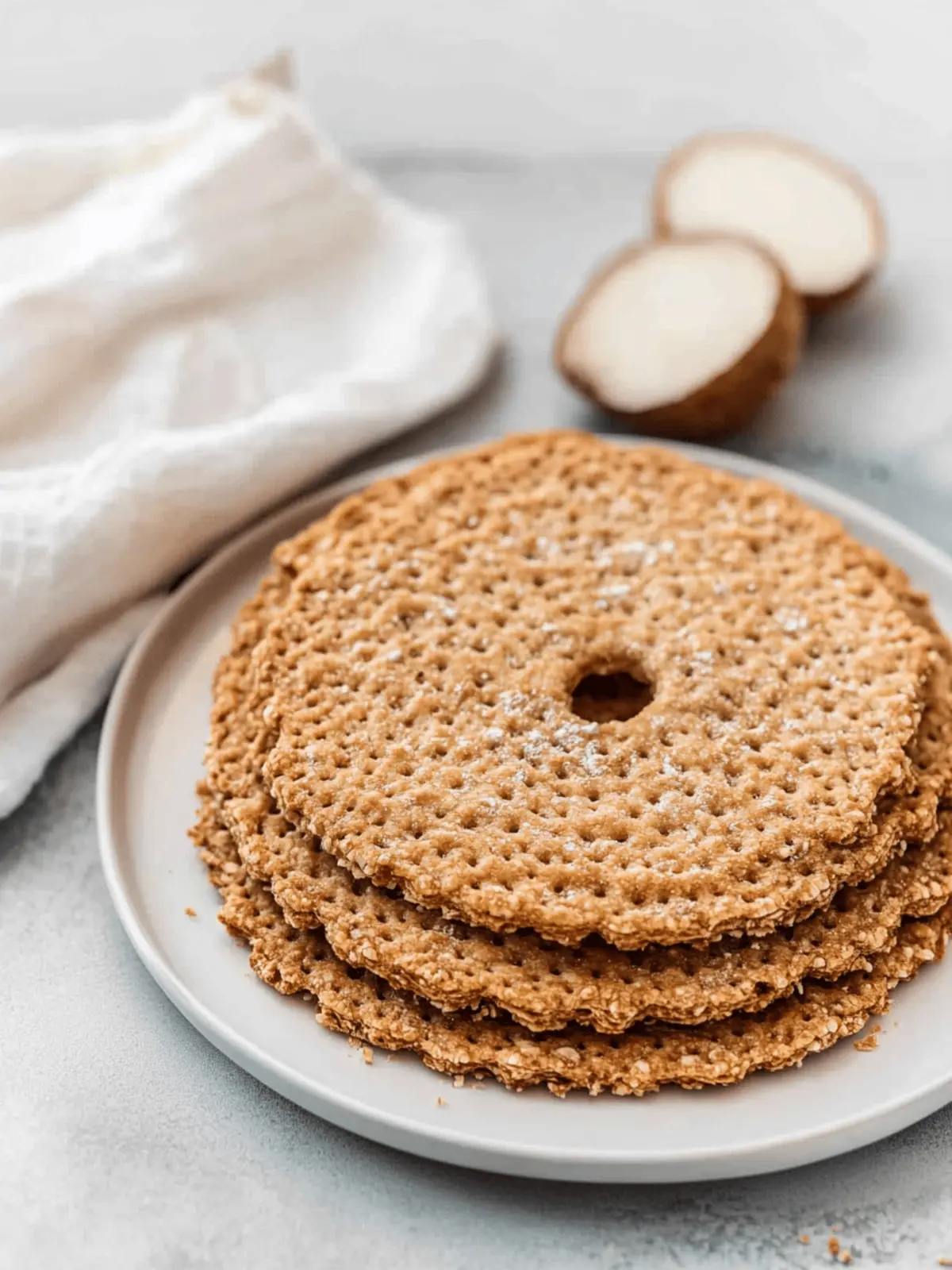 Homemade Swedish Crispbread: Crispy, Nutty Delight Awaits 4 Swedish Crispbread