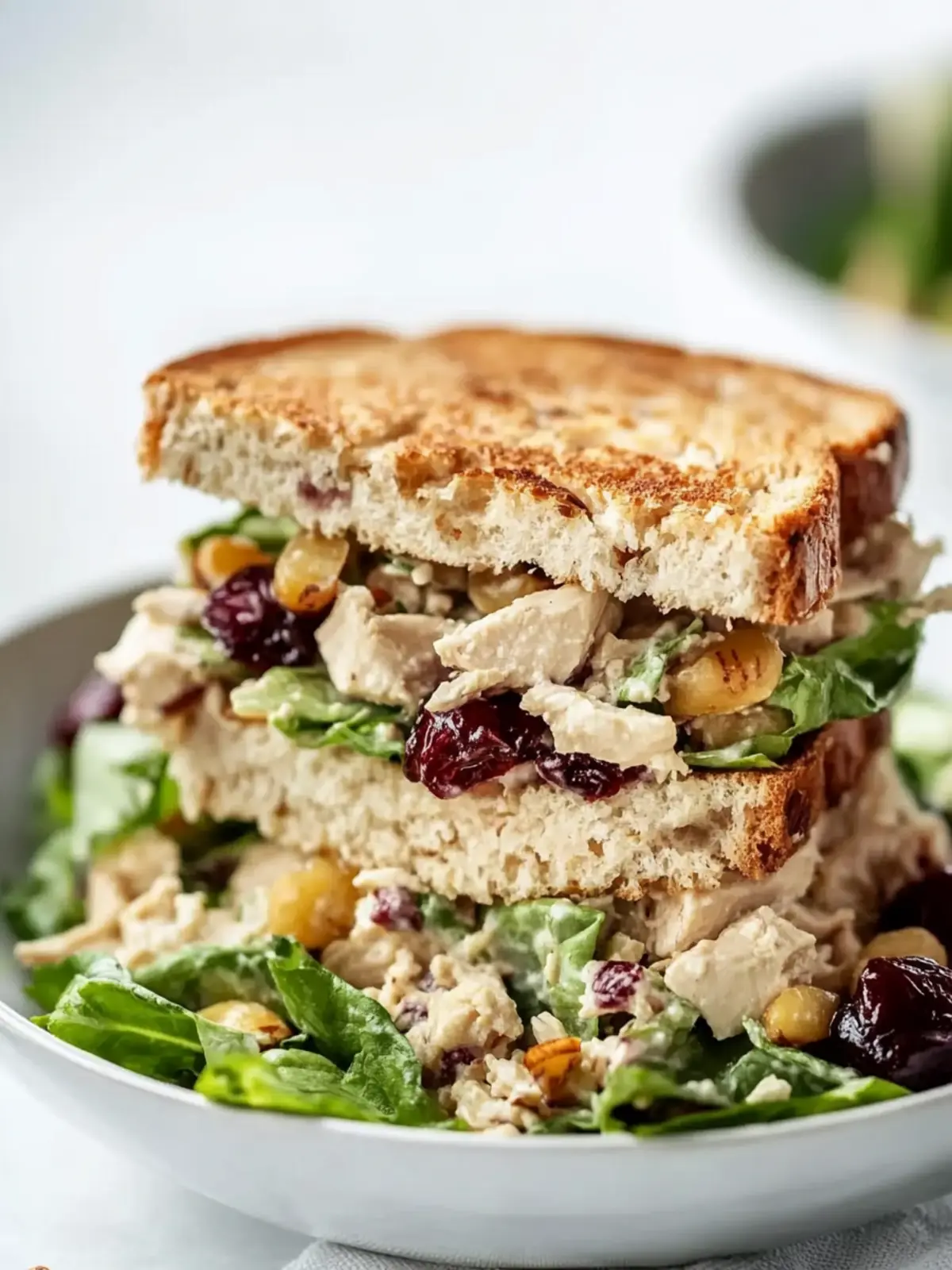 Cranberry Walnut Chicken Salad