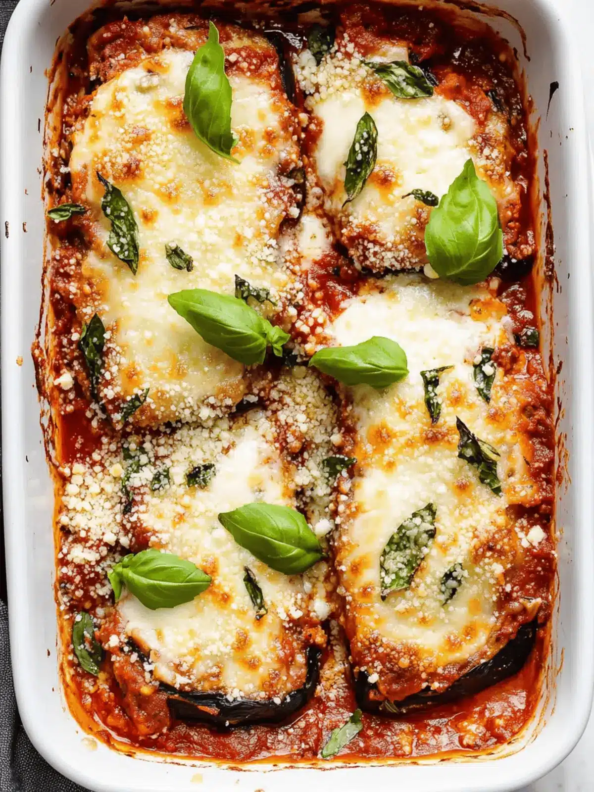Eggplant Lasagna Boats