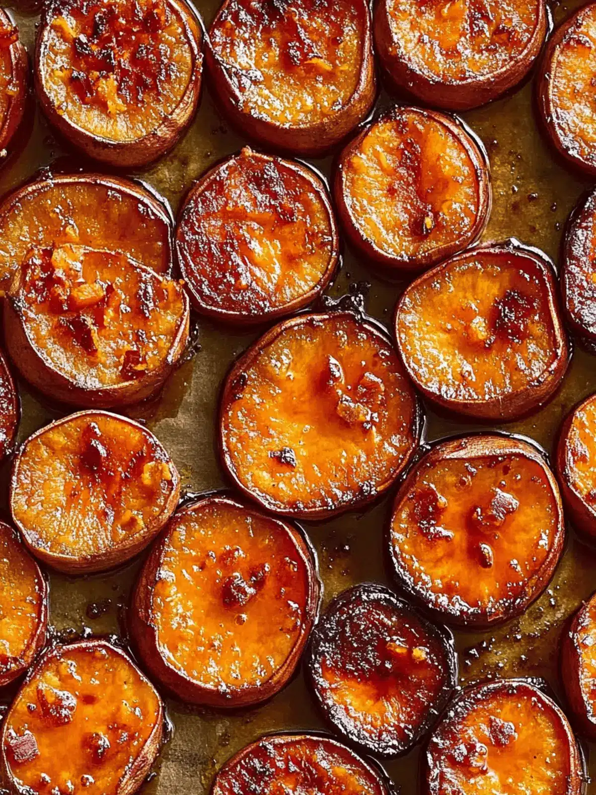 Hot Honey Melting Sweet Potatoes