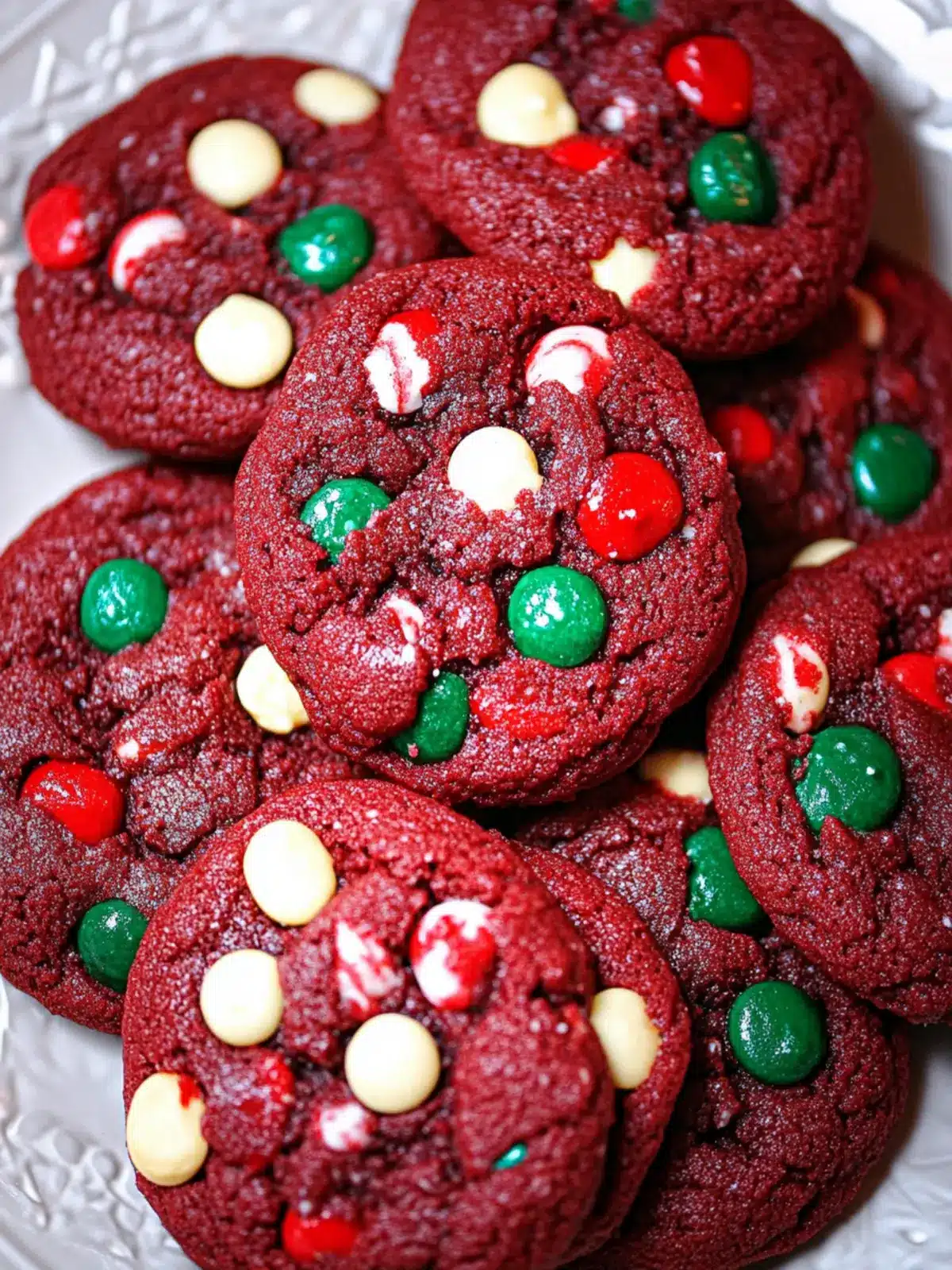 Santa’s Red Velvet Cookies