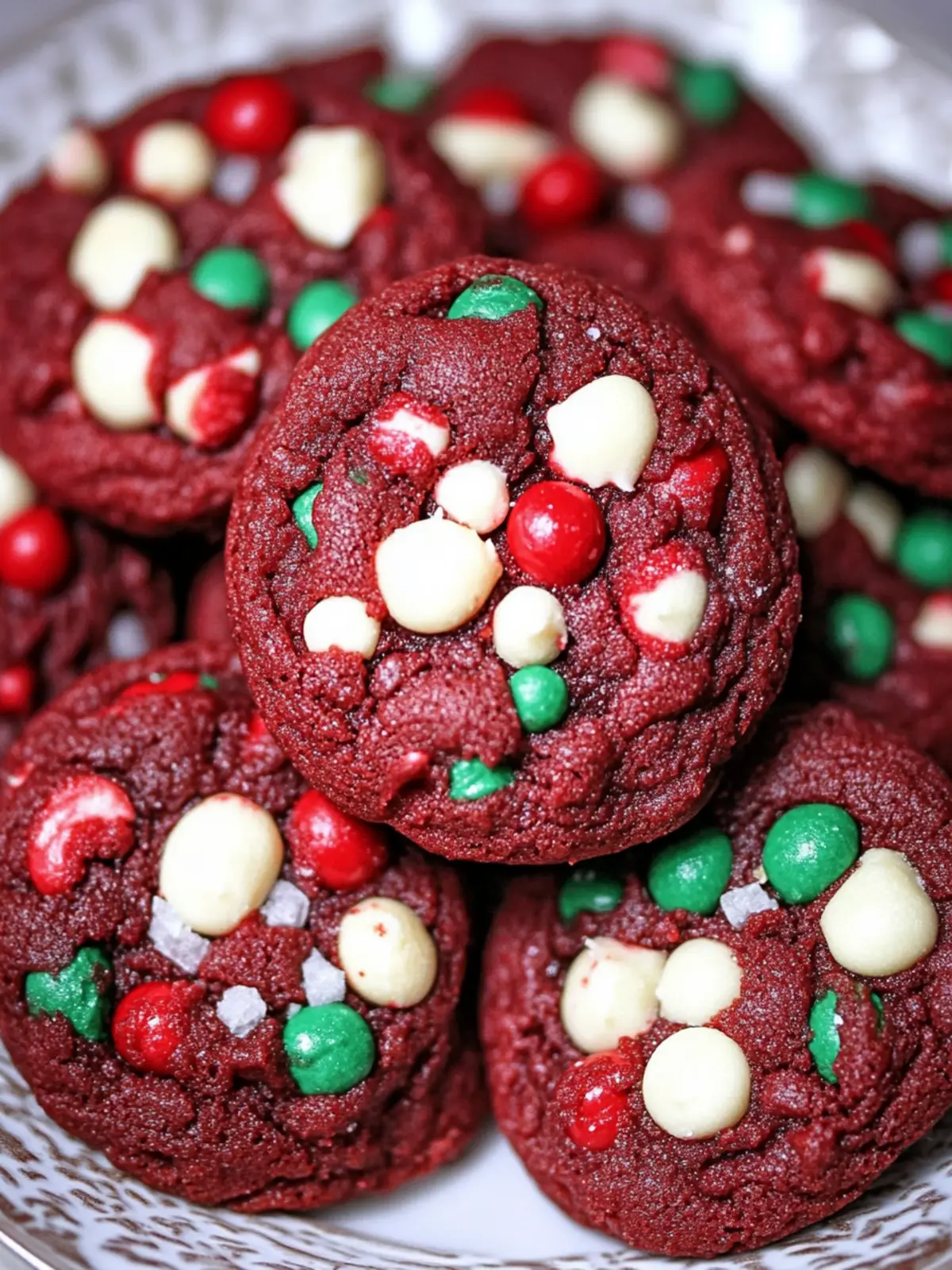Santa’s Red Velvet Cookies