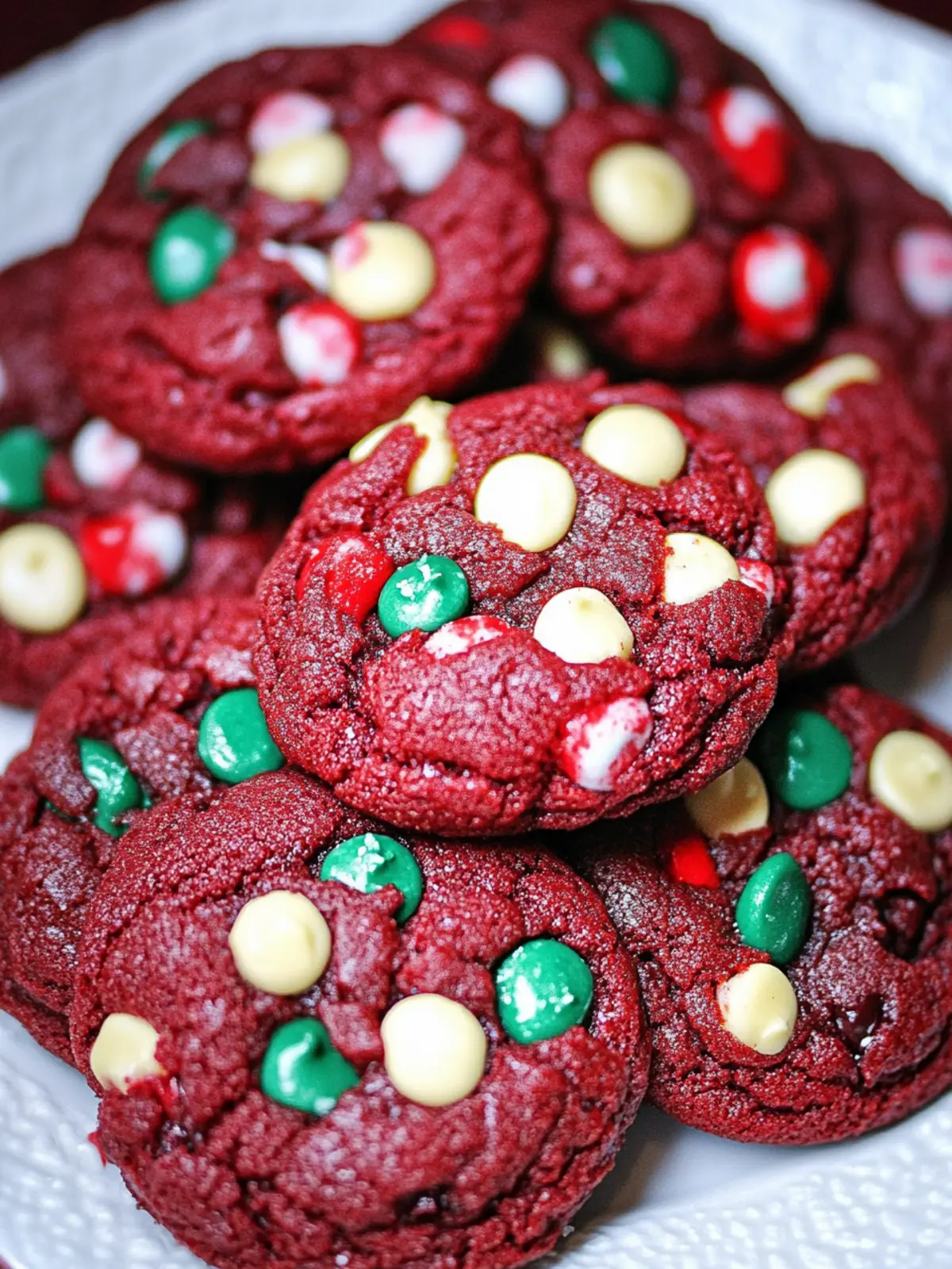 Santa’s Red Velvet Cookies