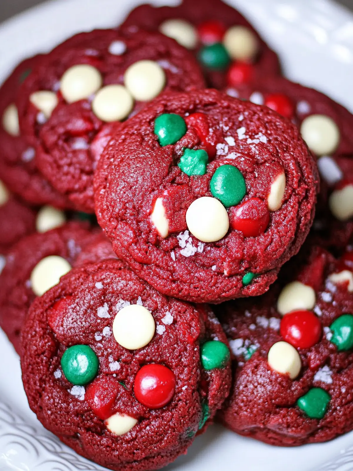 Santa’s Red Velvet Cookies