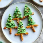 Pretzel Christmas Trees