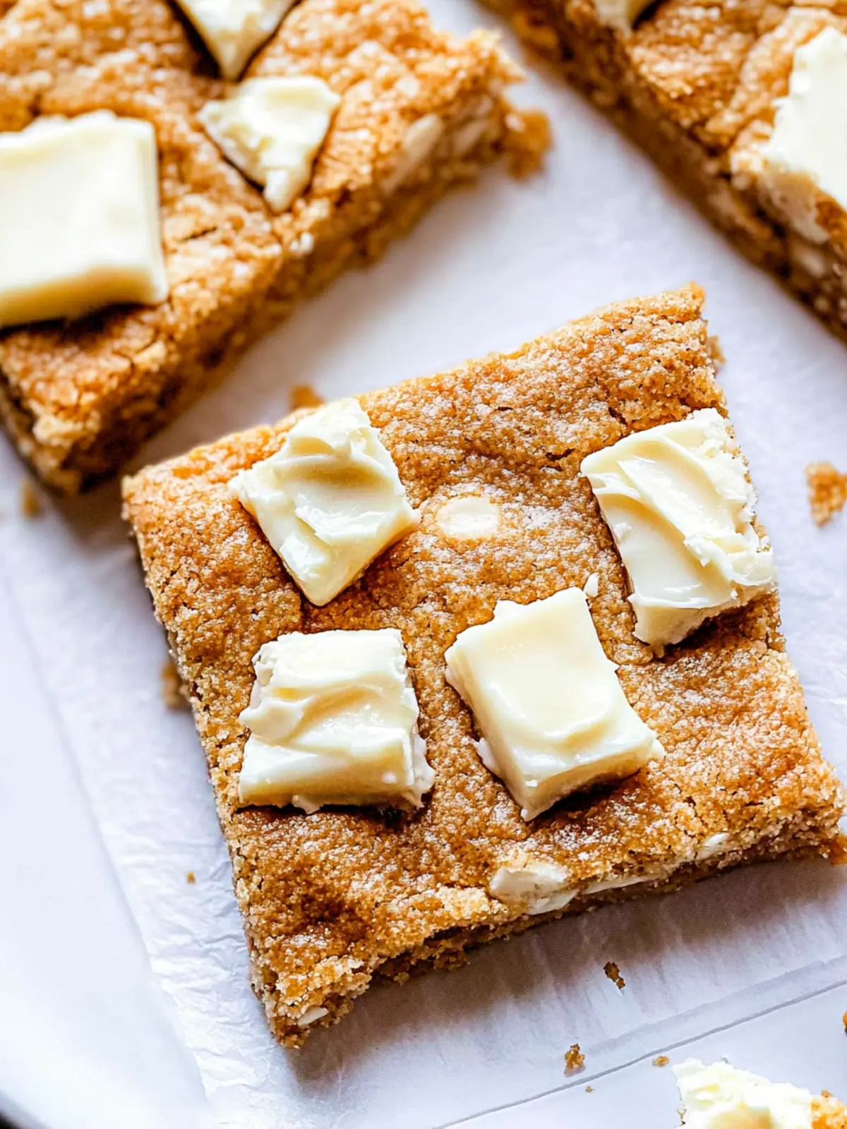 Decadent Biscoff White Chocolate Chip Bars to Savor Today 3 Biscoff White Chocolate Chip Bars